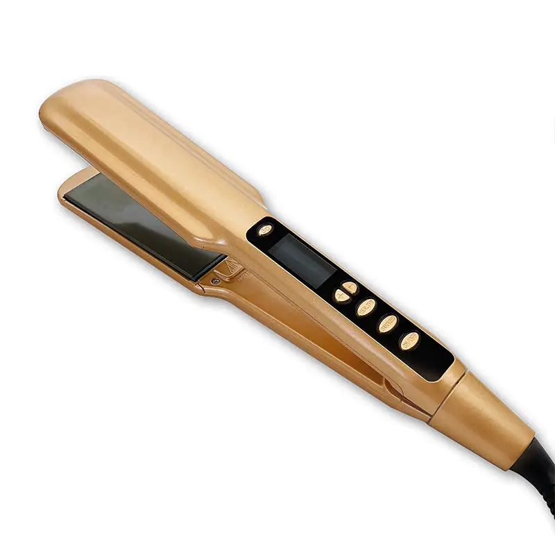 New Product Gold Hair Straightener Wholesale Private Label Factory Price Quality Professional Titanium Best Flat Iron