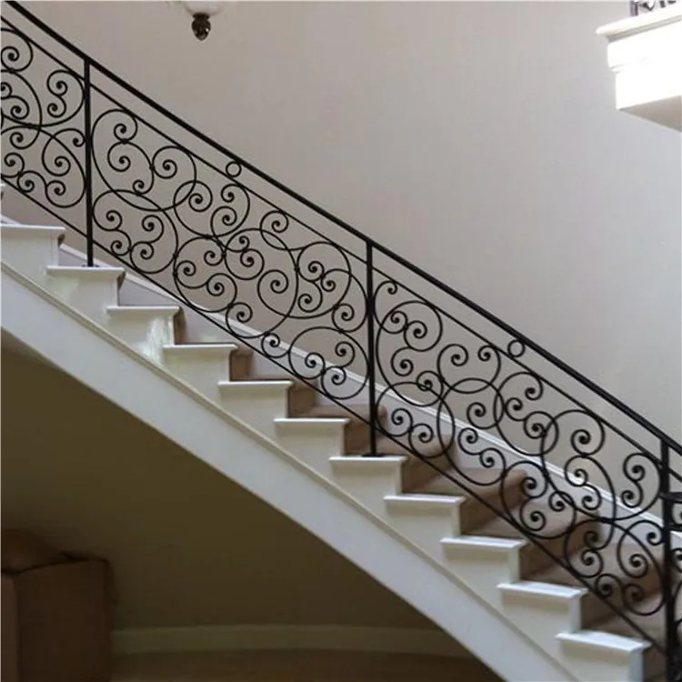 Verified factory simple design steel balcony railing / Stair railing / deck railing / handrails