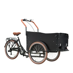 Manpower 7 speed disc brake cheap triporteur cargo bike
