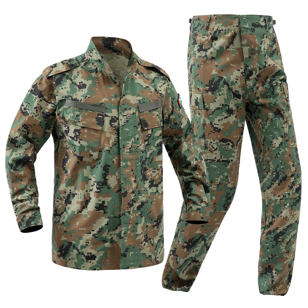 Custom ACU Tactical Combat Hunting Uniform for Jordan in Jungle Digital Camo with TC 65/35 Ripstop Fabric Jacket and Pants