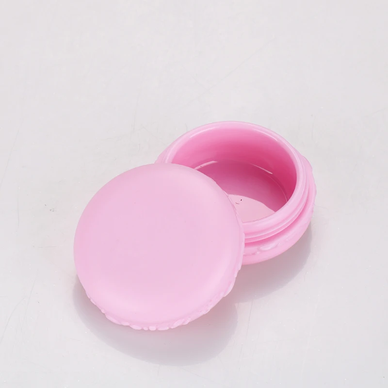 12ml lovely pink empty glass bottles wholesale glue plastic gel nail jar