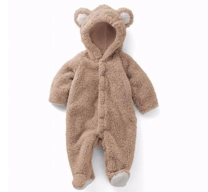 
Solid Color Cartoon Winter Toddler Baby Set Infant Baby Sleep Pajamas Baby Kids Wear 