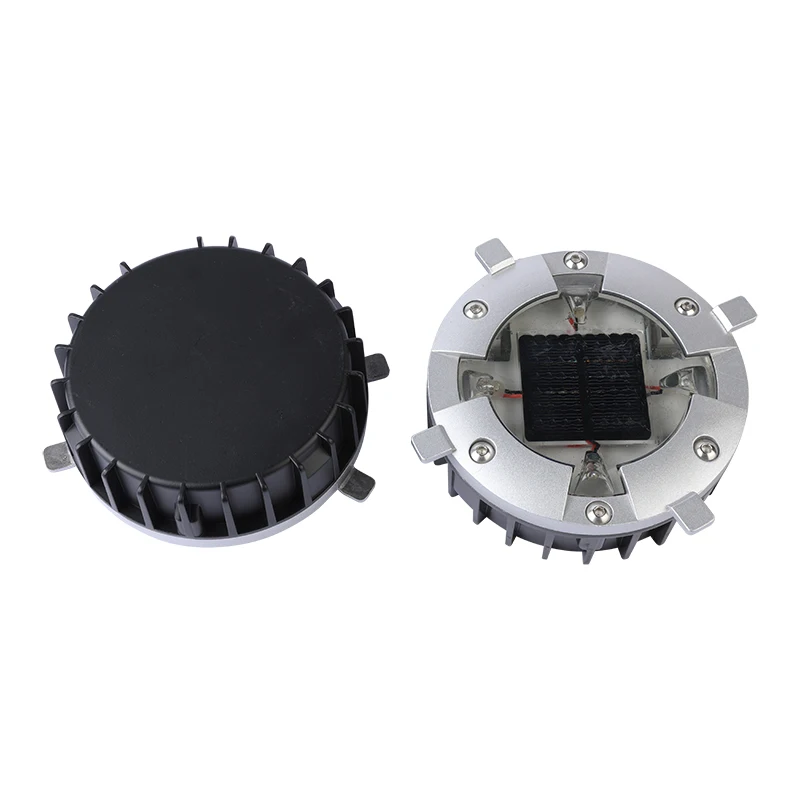 Factory Price Solar Powered Cat Eye 6 Screws Embedded Road Stud Raised Stud Super Bright LED Light Waterproof IP68