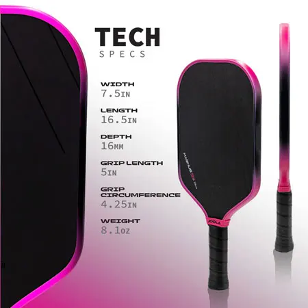 Thermoformed Unibody  Magnus 3S 16mm Pickleball Paddle