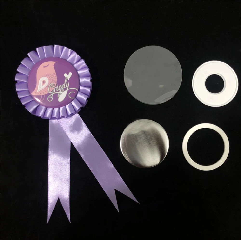 Custom Antique Rosette Metal Tin Plaque 2.25 Inch Home Decoration Gift Crafts Digital Printing Logo Engraving Carved Painting