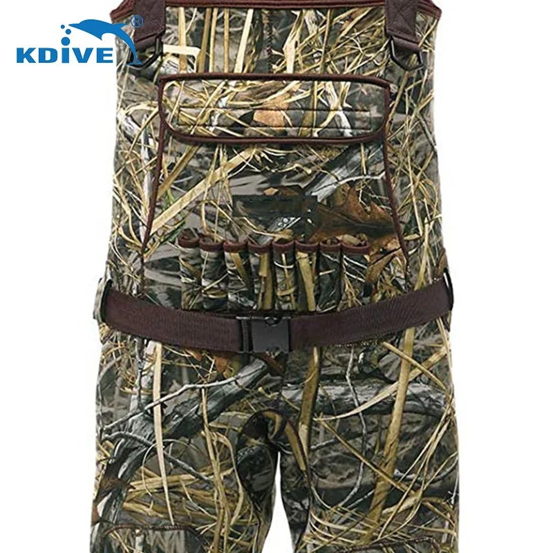 Заводской неопреновый мужской Камуфляжный дышащий неопреновый ремешок 5 мм для рыбалки