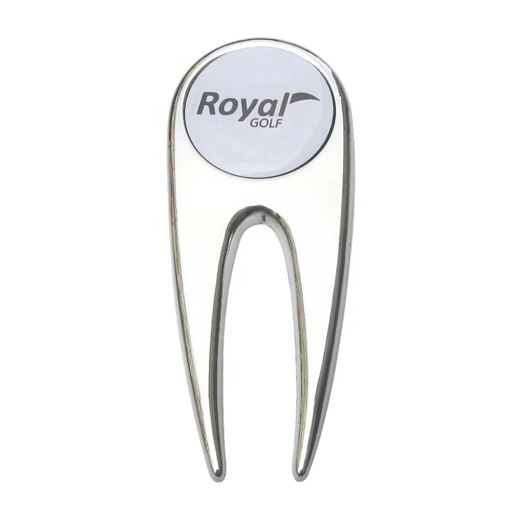 china supplier cheap Custom gift Magnetic Metal hat clip and golf Divot Tool with Ball Marker for promotion