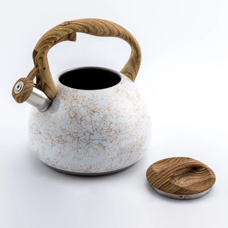 Высококачественные чайные чайники со свистком из нержавеющей стали для плиты и индукционной плиты