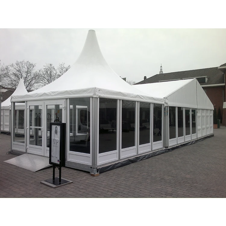 
Exhibition 10 M X 10M Big Strong Marquee 10X10 Pvc Outdoor Alloy Canopy Aluminum Frame Pagoda Tent 