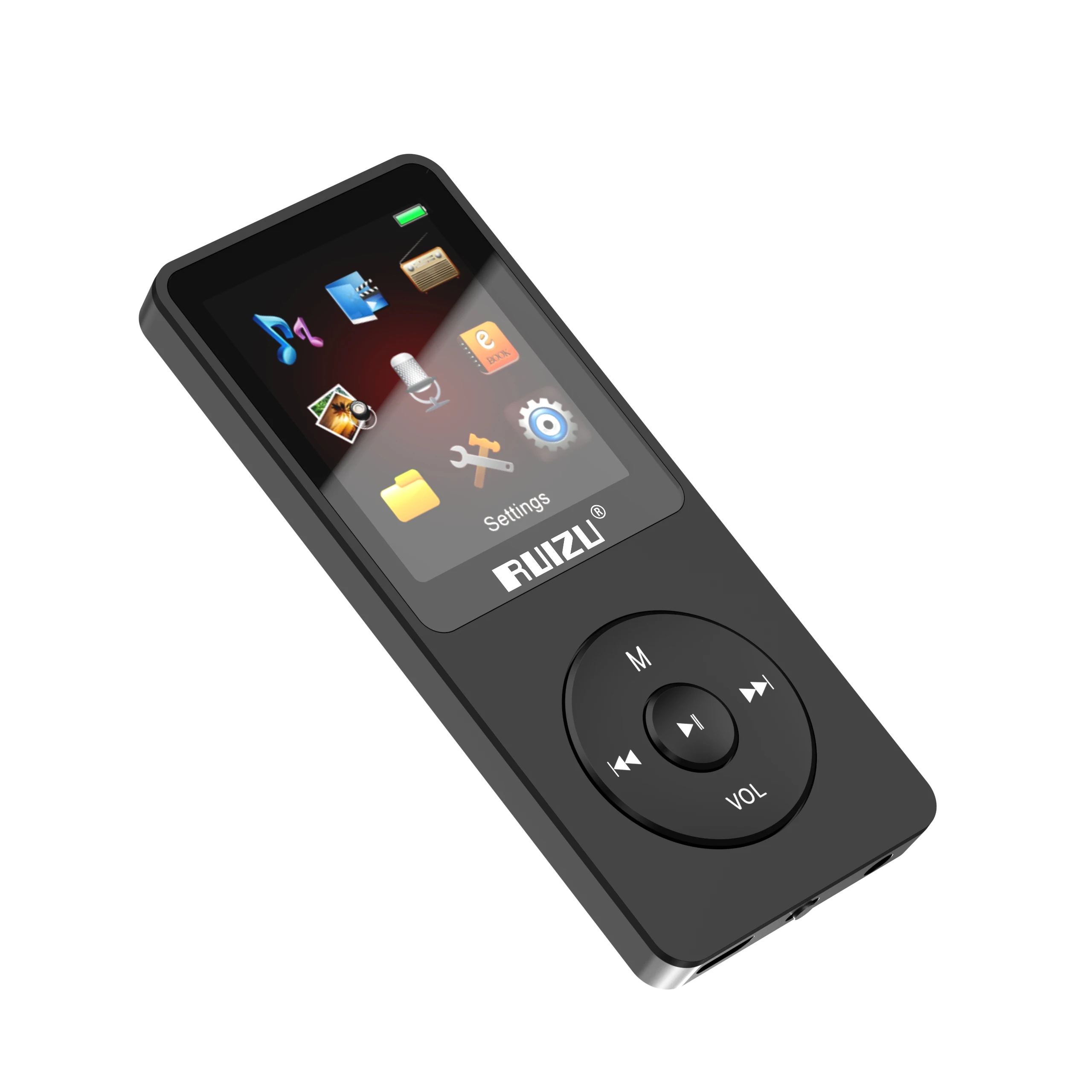 RUIZU X02 Classic Style Portable Audio Video Accessories For The Blind Free Lossless Song Download Mp3 Music Player