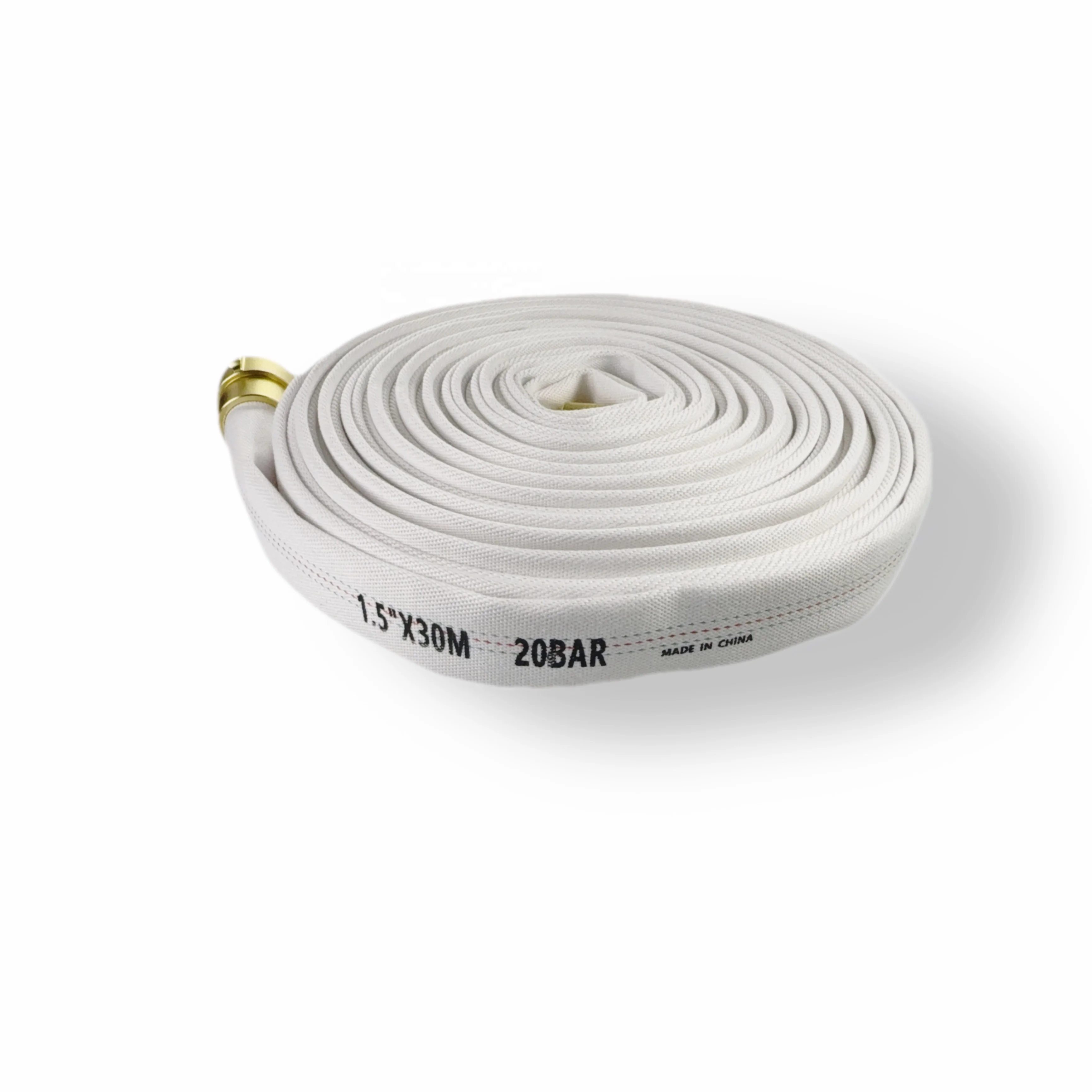 Пожарная машина с двойным жакером и муфтами для пожарного шланга