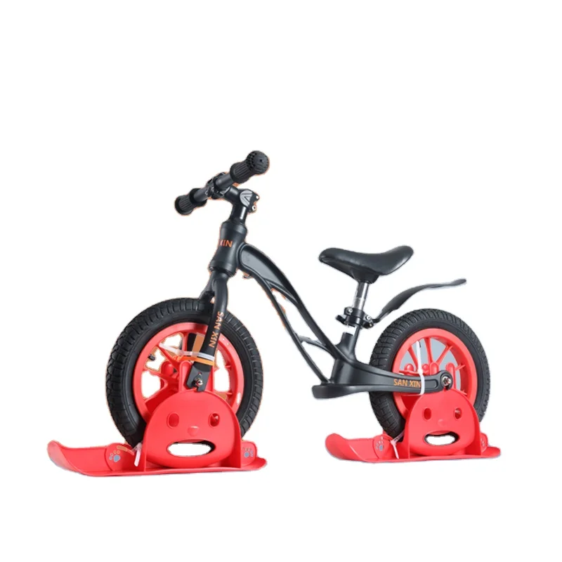 12 Inch Kids Balance Bike Snowboard Sled Children Scooter Wheel Parts Snow Skiing Ski Board Display stand
