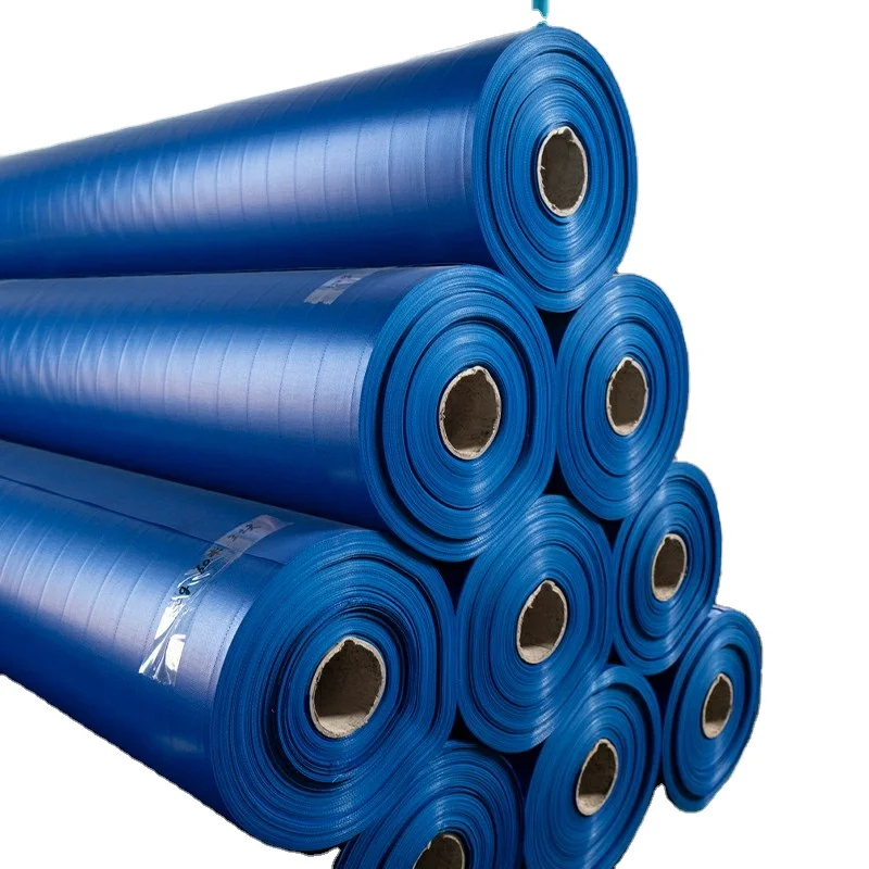 Famous JINZE brand 20oz pvc tarpaulin China manufacturer Vinyl coated Polyester Scrim mesh fabric