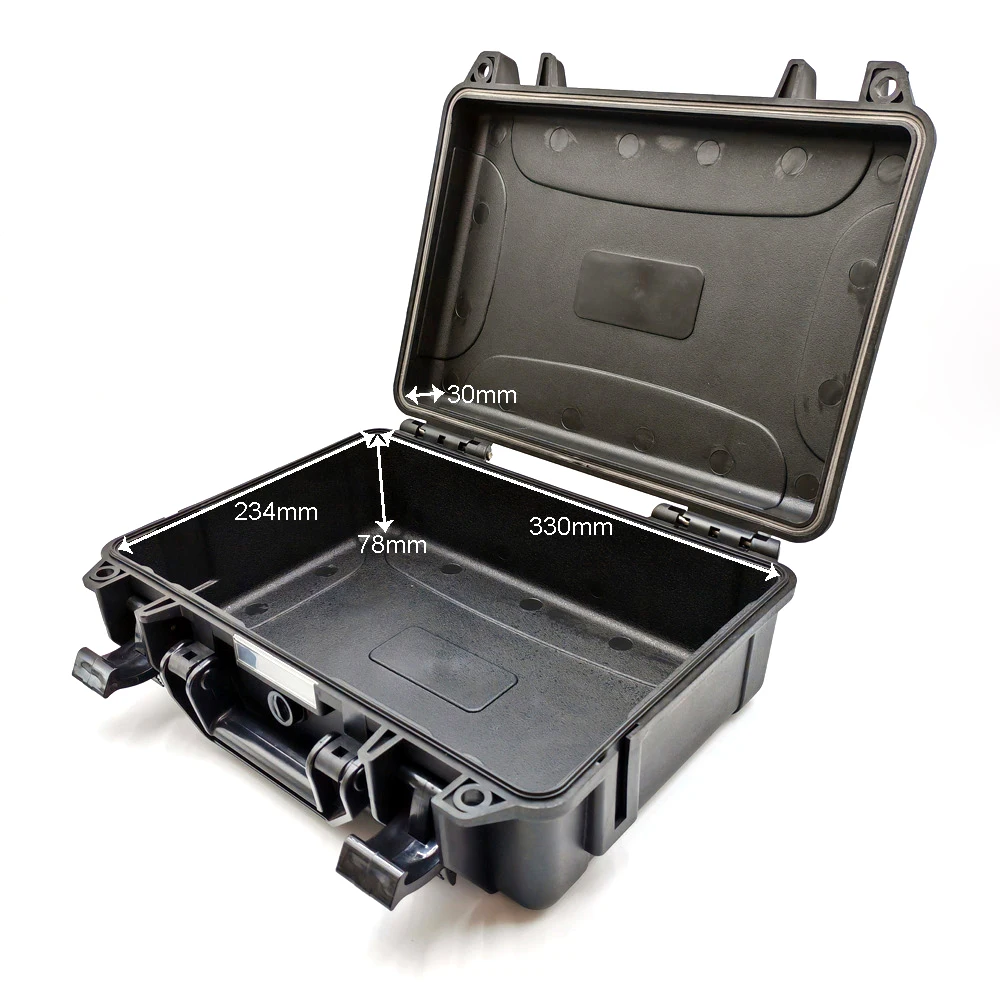 Heavy Duty Waterproof Tool Storage Case with Customizable Foam Insert