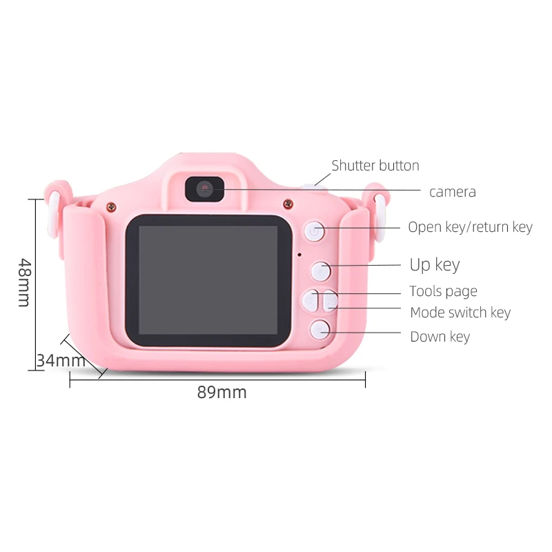 1080P HD Children Camera Mini Photo Camera Toy for Kids Gift