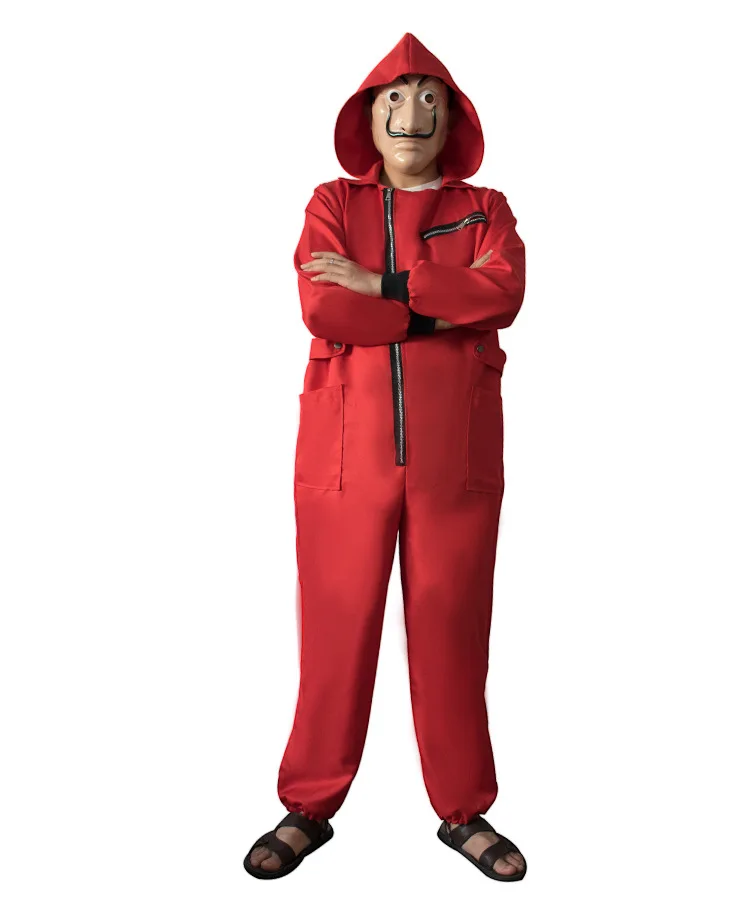 Spain TV Salvador Dali Movie Costume Money Heist The House of Paper La Casa De Papel Halloween Party Costumes cosplay costume