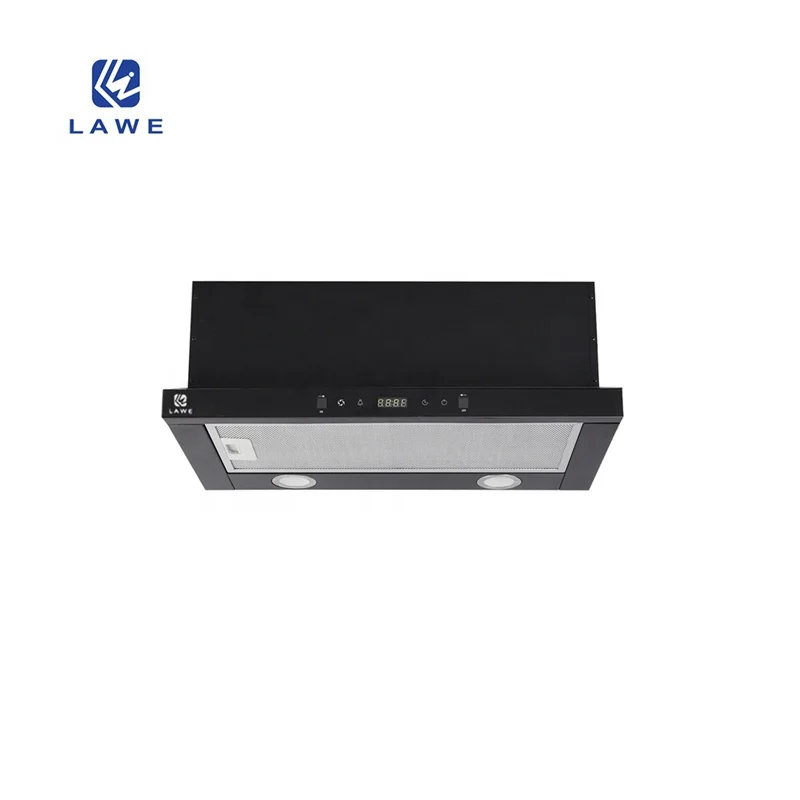 Lawe Ducted and Ductless Convertible Range Hood with LED Light Exhaust Fan for Under Cabinet Stainless Steel Slim Kitchen Hood