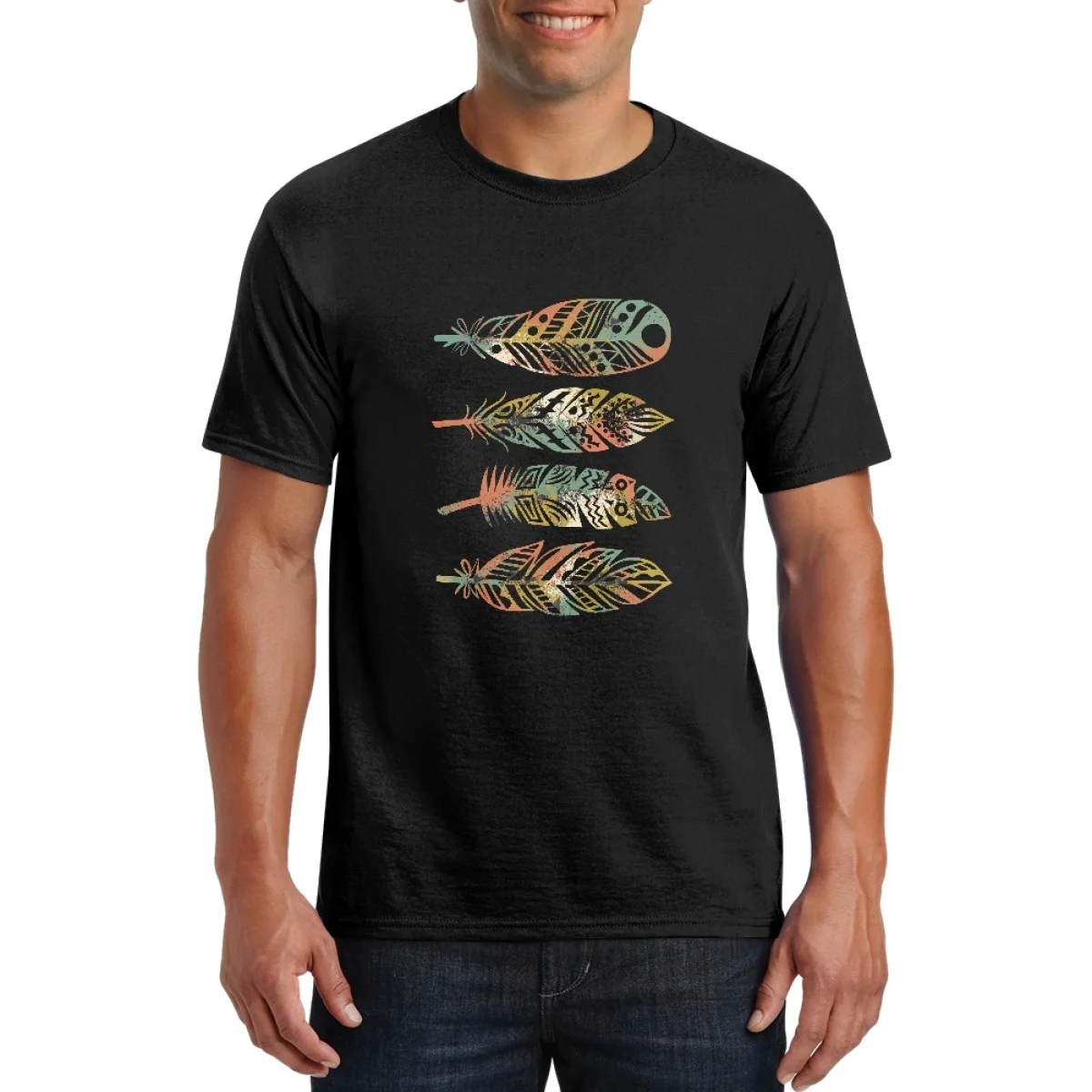 Heavyweight High Quality 100% Cotton Black O Neck Unisex Short Sleeve Print On Demand DTG Print T-shirts Summer Tee Shirt Custom