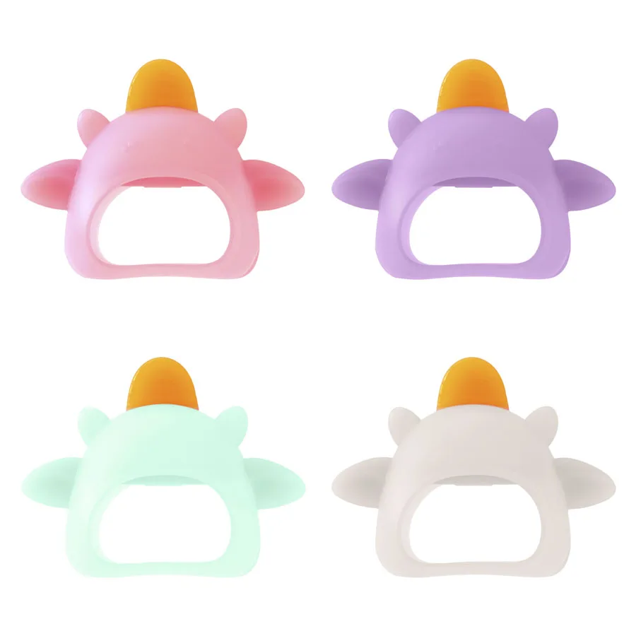 TONGTU Wholesales Baby Feeding Chewing Teething Product Bpa Free Silicone Baby Teether Teething Toys for Babies 0-24 months
