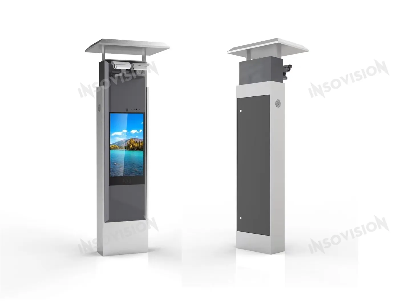 4000Nits наружный водонепроницаемый ЖК-дисплей рекламный плеер Digital Signage 1080P уличный тотемный напольный стенд экран киоск