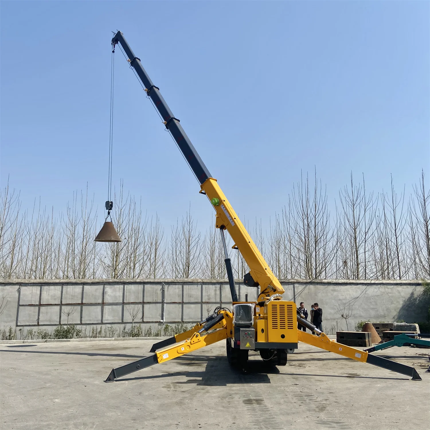 4.75m*1.5m*2.2m Vehicle Size Mountable Spider Cranes New Product 2020 Provided Used Engineering & Construction Machinery 6500