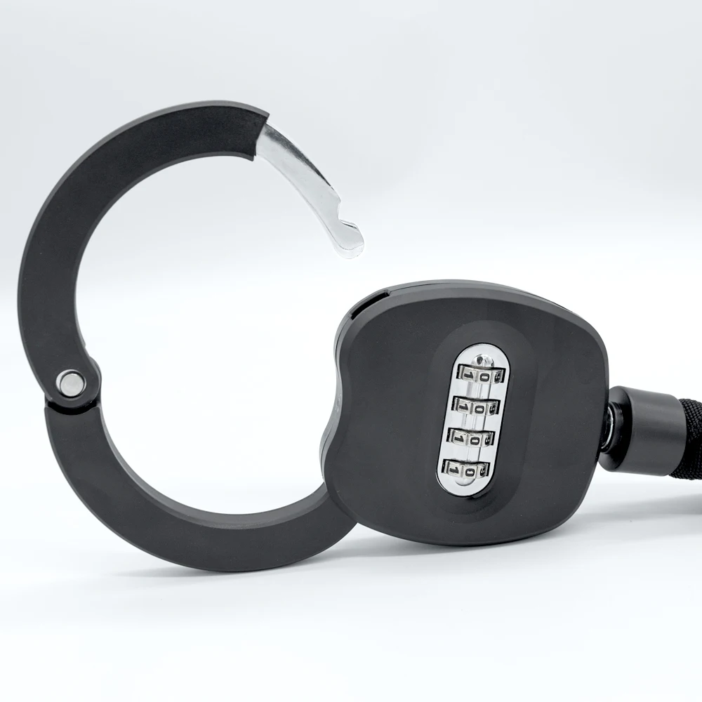 UMEDO Top Seller Universal Anti-Theft Motorcycle  Stainless Steel Chain Lock password handcuff lock for scooter electric adult