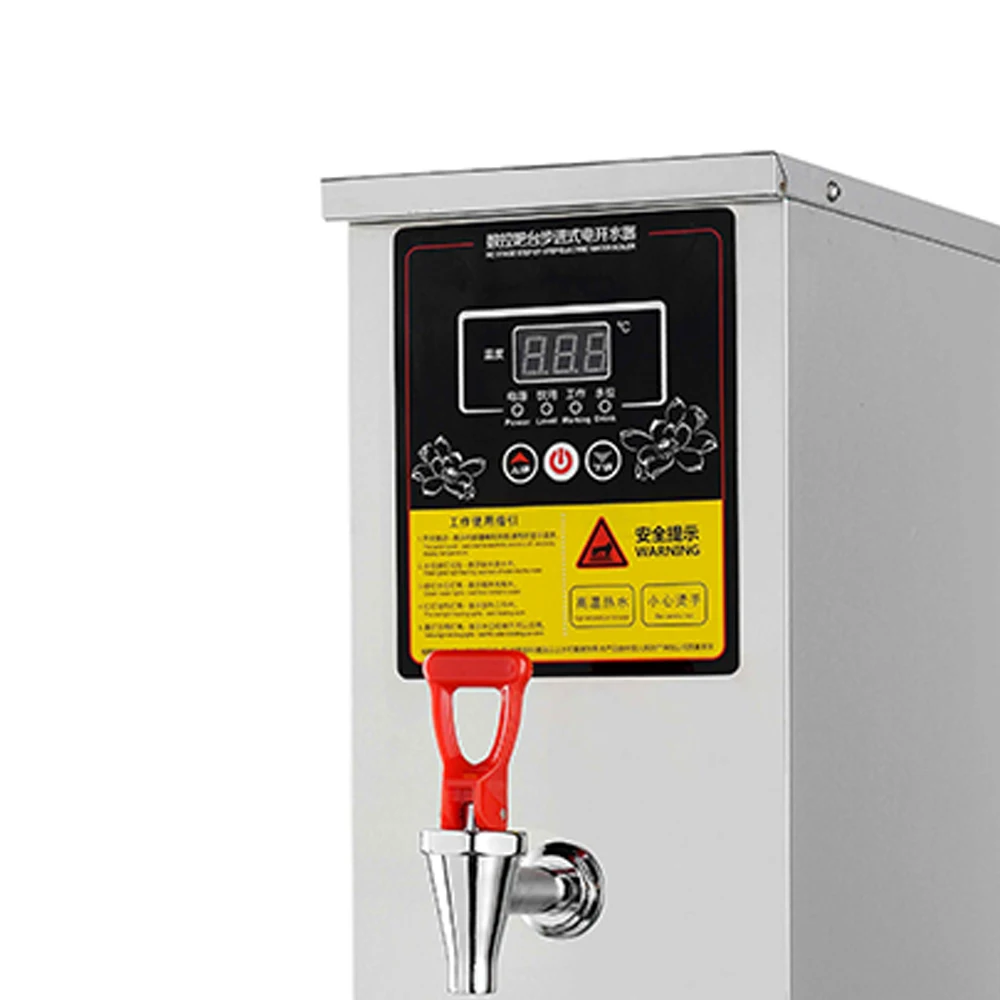 Stainless steel desktop Water Dispenser electric hot water boiler tea coffee boiled water distributor for cafe tea shop