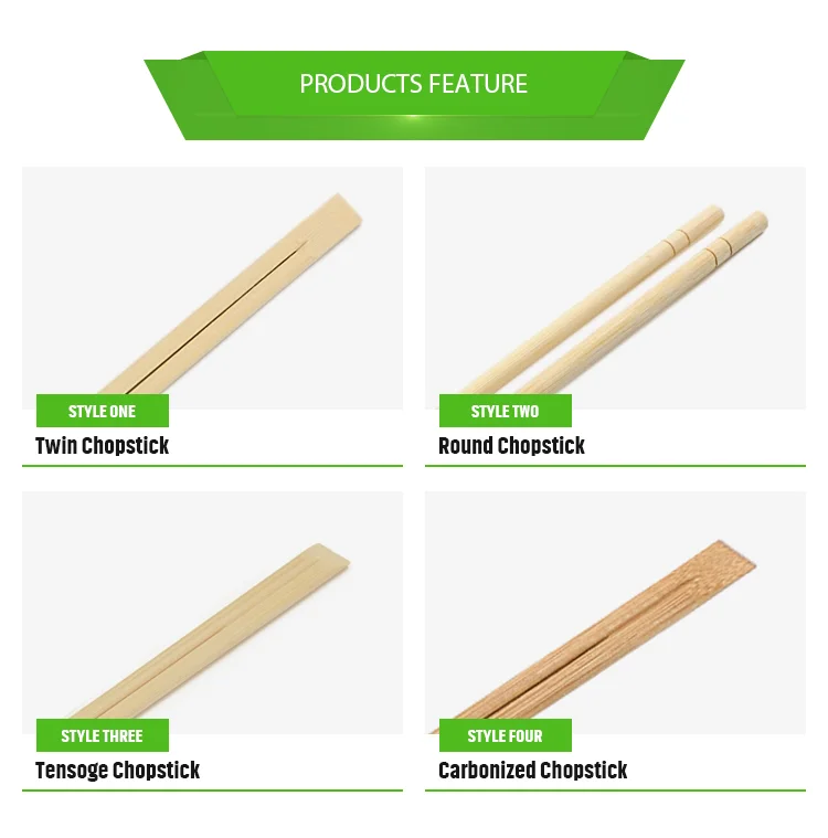 Factory Wholesale Bamboo Chopsticks Natural Eco-Friendly 21cm Disposable Paper Wrapped Twin Bamboo Chopsticks