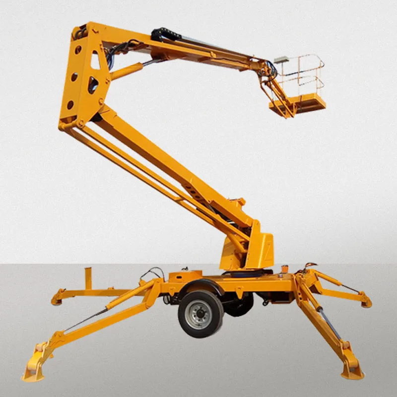 Boom Platform Type Lift Trailer Lift Spider Aerial Work Platform Articulating Boom Lift