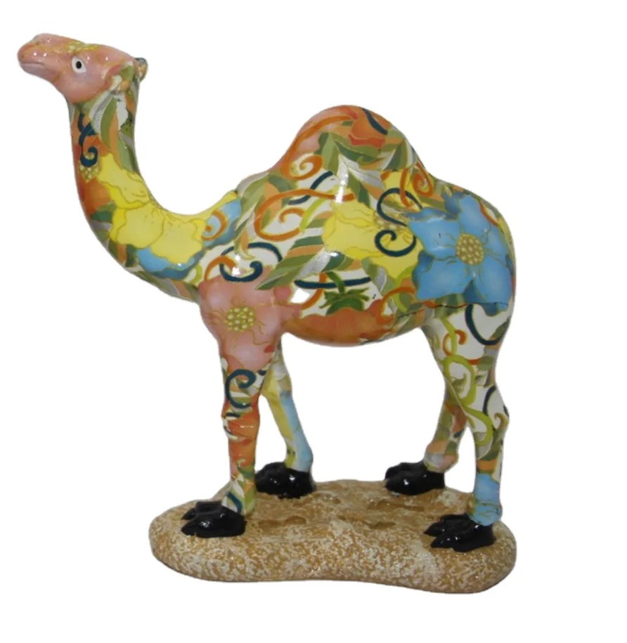 High Quality Garden Cheap White Three-Dimensional Resin Camel Statue