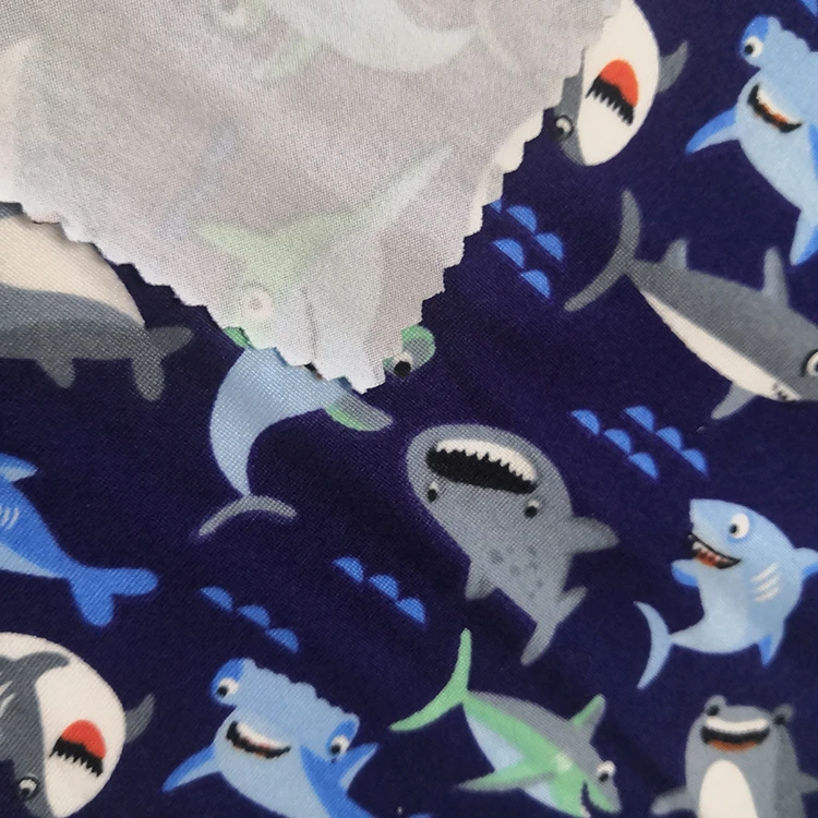 good stretch soft touch spandex double brushed poly dbp print fabric