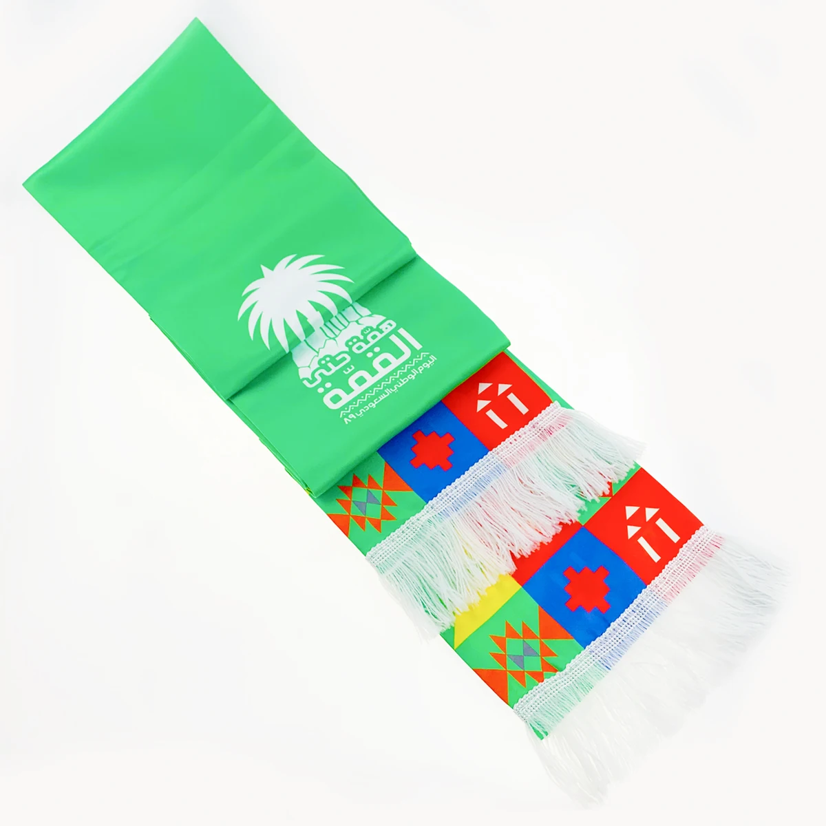 Factory Low MOQ Custom Scarf 100% Polyester Scarf Print Football Team Event Fan Scarf