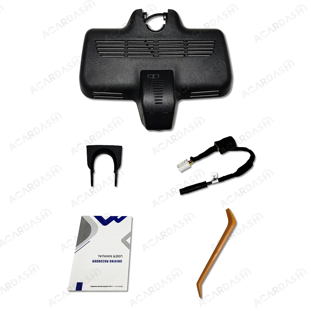 4K High Resolution OEM Looking Hidden Dash Camera for Mercedes Benz AMG C63 GLC 43 2017-2019 with Dual Camera Front and Rear