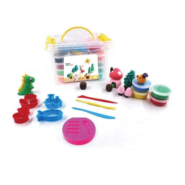 Akiaco play dough gift set kids non toxic play dough for kids play dough