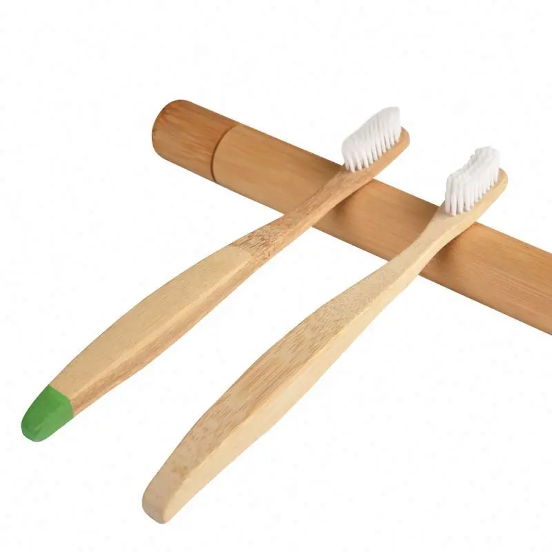 Factory Customized Logo Extra Soft Bamboo Toothbrushes Eco Friendly Biogradble Bamboo Toothbrush For Hotel