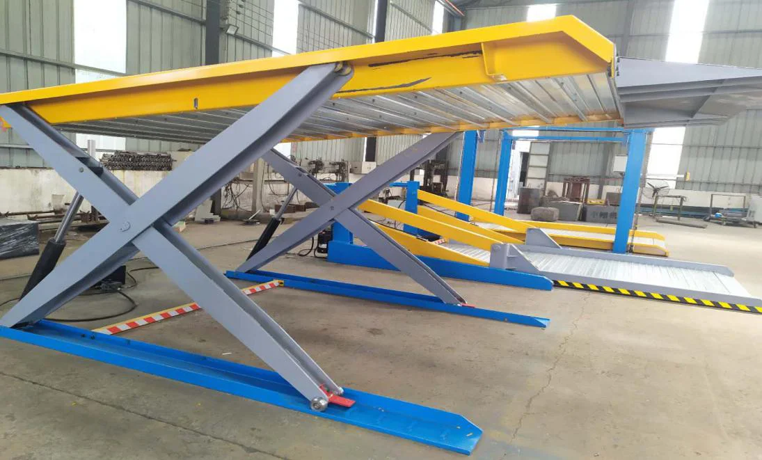 ZX Underground Hydraulic Double Deck Scissor Car Parking Lift