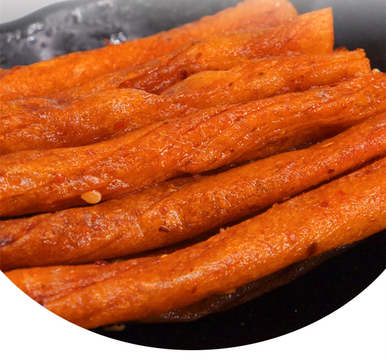 Chinese 70g Bagged Spicy Garlic Latiao Spicy Strips Chewy Bean Snacks Exotic Vegetarian Snacks
