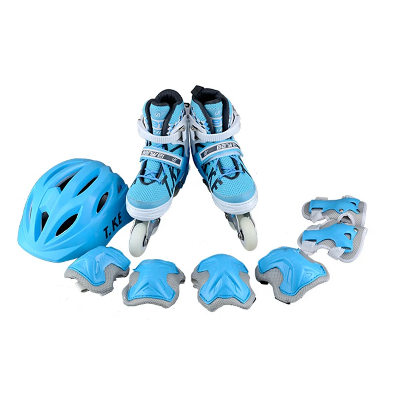 Hot for Sale Adjustable Cheap 4 Flashing PU Wheels Roller Safe Brake for Beginners Kids Adults Inline Skates Shoes