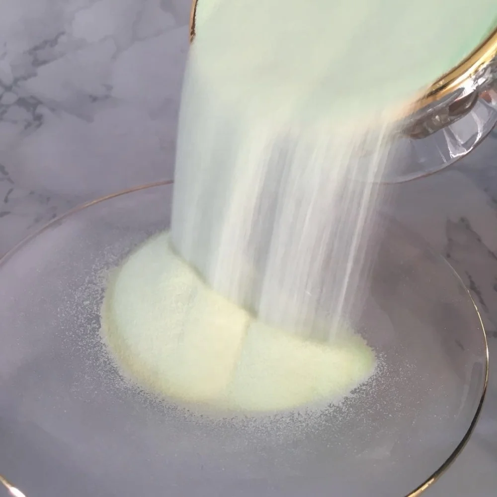 
Chinese Factory Direct Selling Yellow-green Glow in the Dark Powder JPG-386 for Injection Molding / No Harm to Human Body 