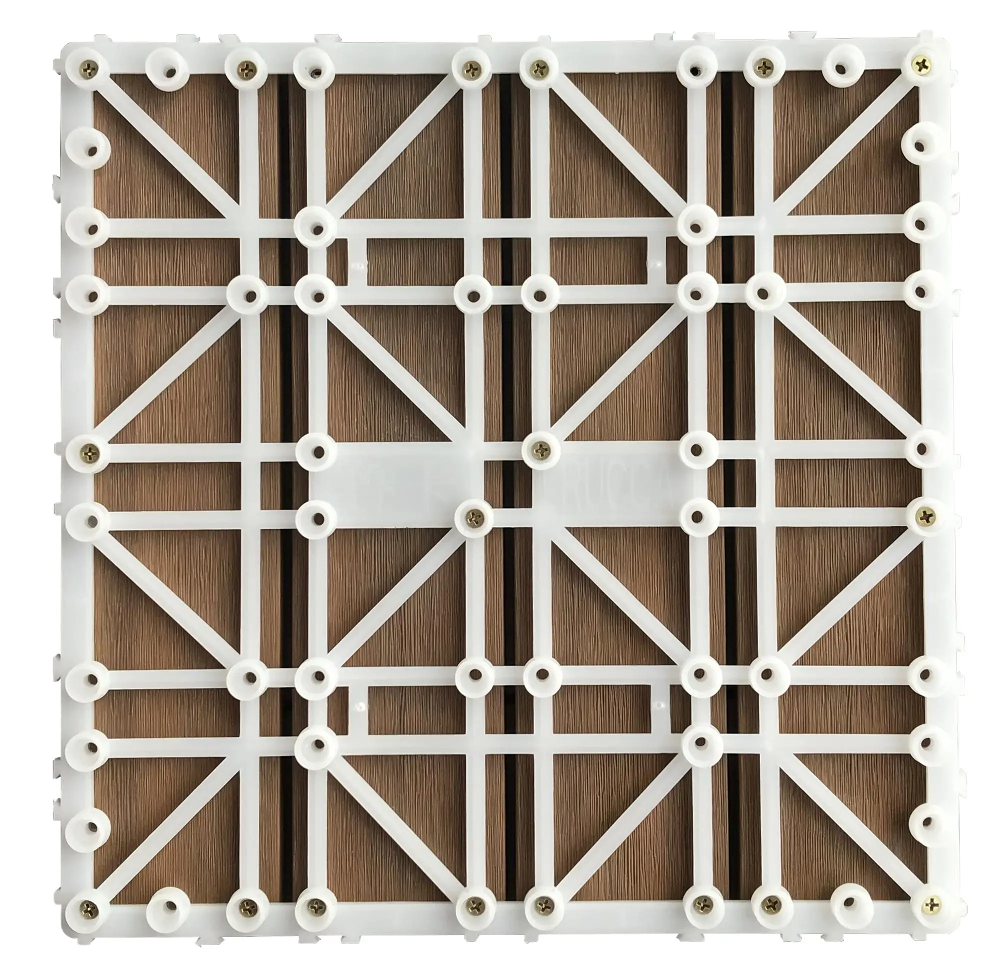 Rucca Plus WPC Co-Extrusion Decking Interlocking Flooring Tiles 300*300mm
