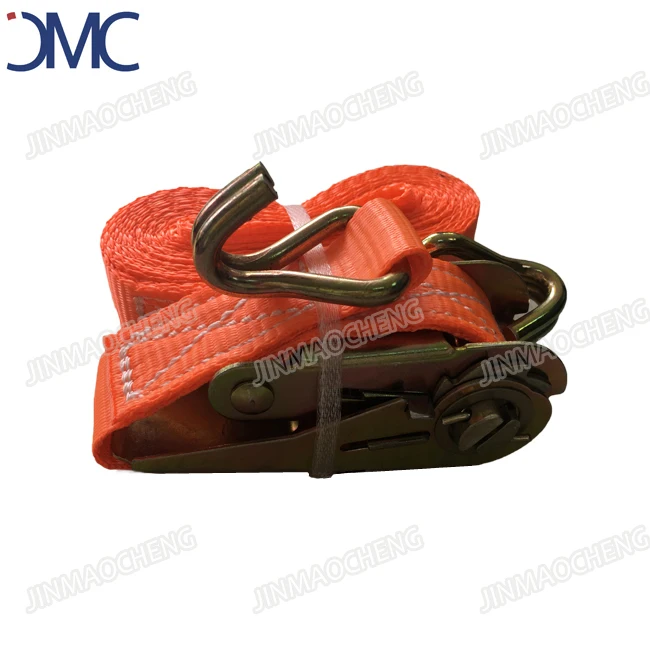 Wholesale 100% Polyester  Retractable Ratchet Tie Down Straps Cargo Lashing Belt China Manufacturer