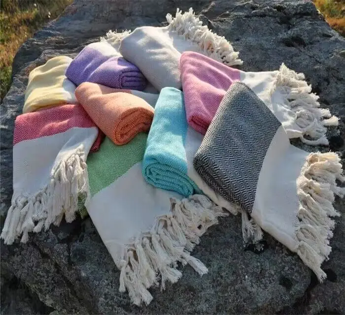 Хлопковое банное полотенце с логотипом