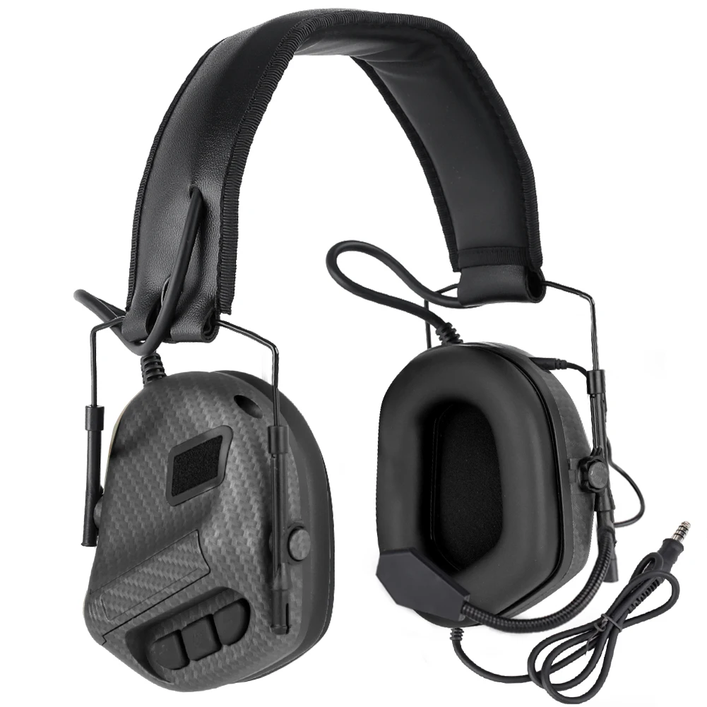 High quality Hearing Waterproof Protection Headphones Electronic Sound Pick Up Shooting outdoor sport Intercom Tactical Headset