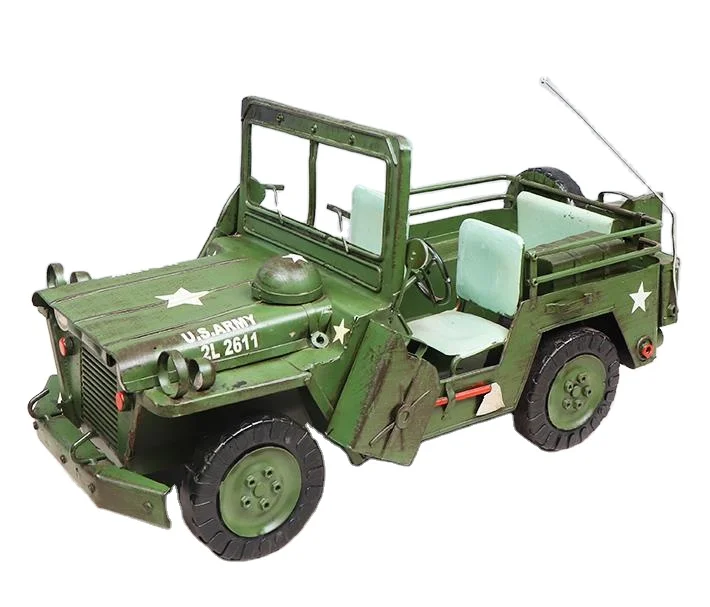 Iron Car Models bar decoration Car Models vintage decor Retro Car Models painting SUV off-road vehicle