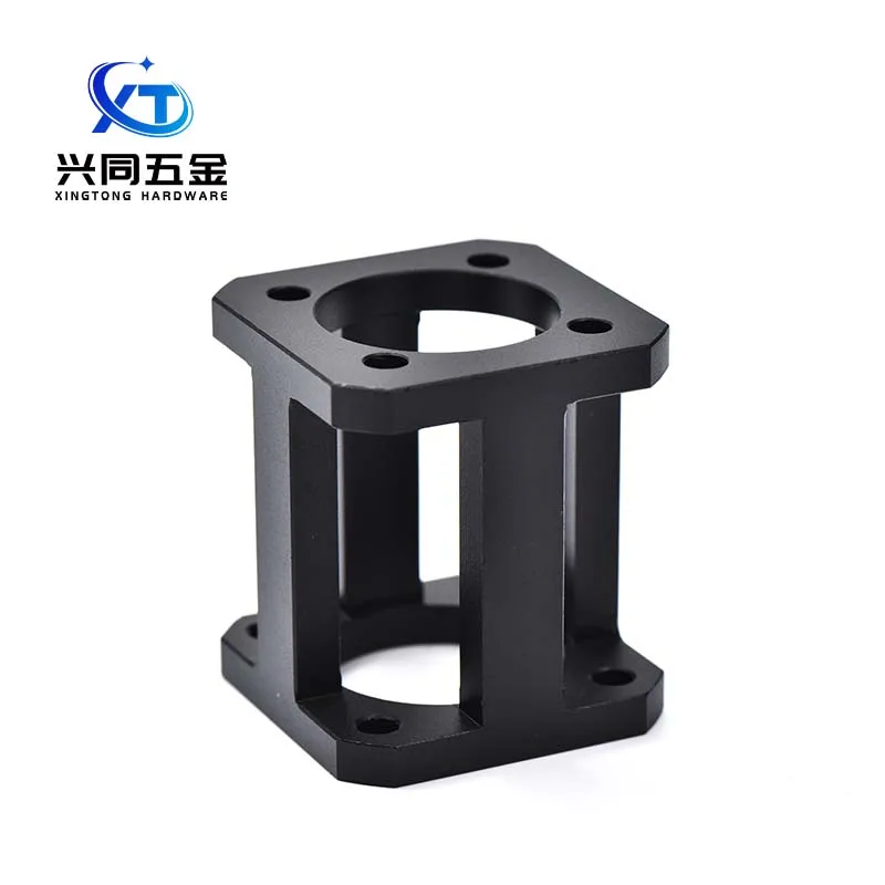 OEM CNC Machining 304 CNC Center Turning Parts Black Milling Part