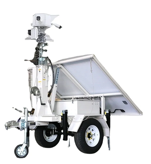 Камера Безопасности cctv с солнечным трейлером