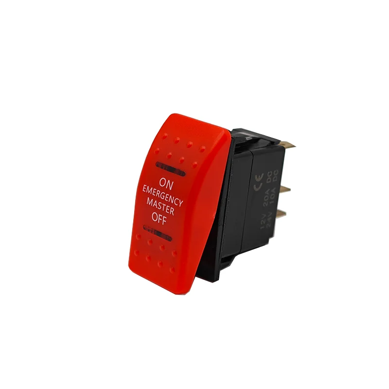Factory Customizable DC 12-24V 10-20A ABS Ambulance Switch for Emergency Master and Custom Services