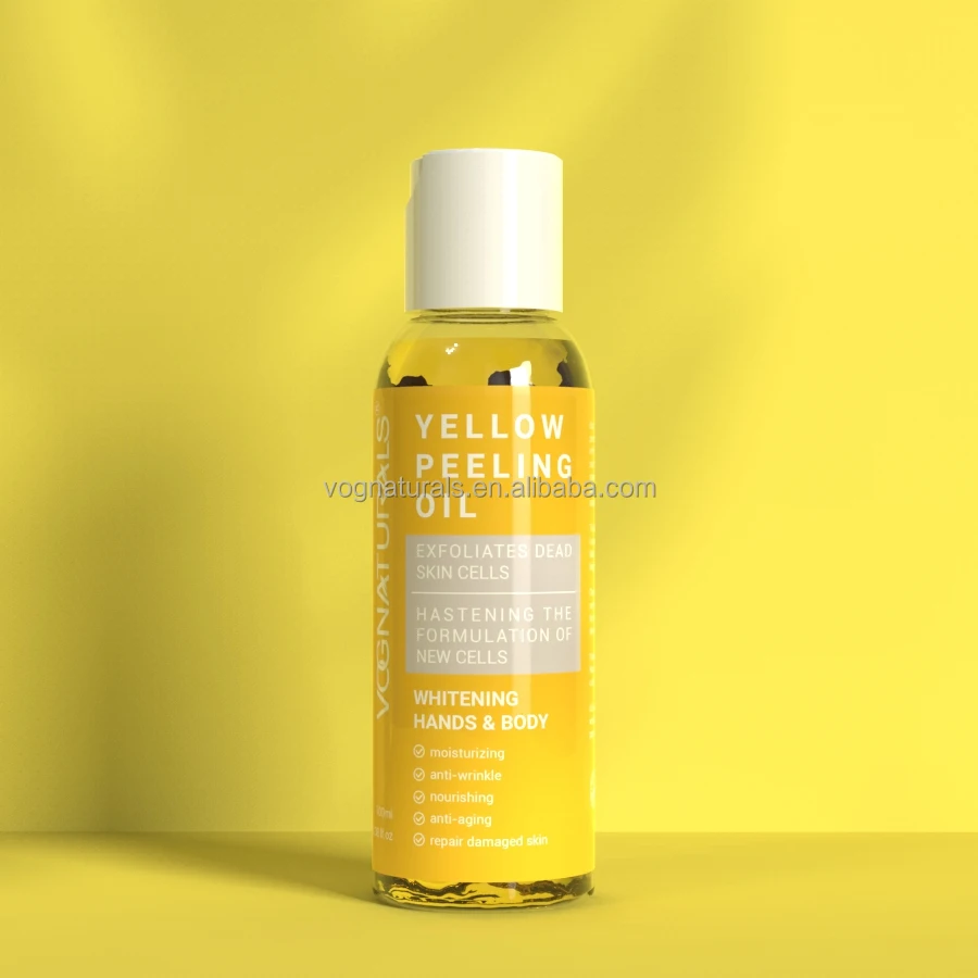 Private Label Extra Strong Whitening Exfoliating Oil New Skin Orange Peeling Oil