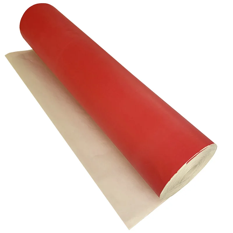 
Wholesales Red color Rolling leatherine PVC coated paper for notebook cover, photo album cover, 