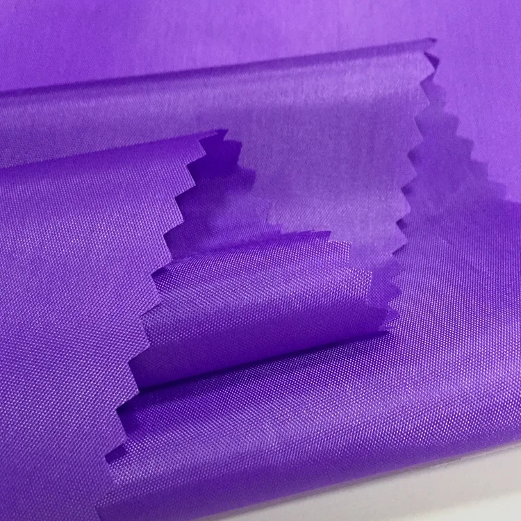 PU Coating 210T Waterproof 70 Denier Parachute Nylon Taffeta Textile Fabric for Jackets